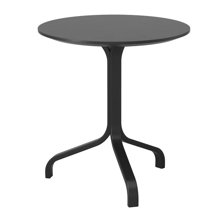 Lamino table Ø46x49 cm - Beech black stain - Swedese