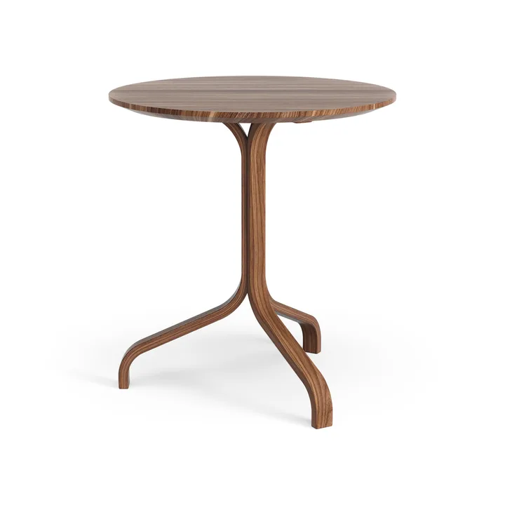 Lamino table Ø46x49 cm - Walnut oiled - Swedese
