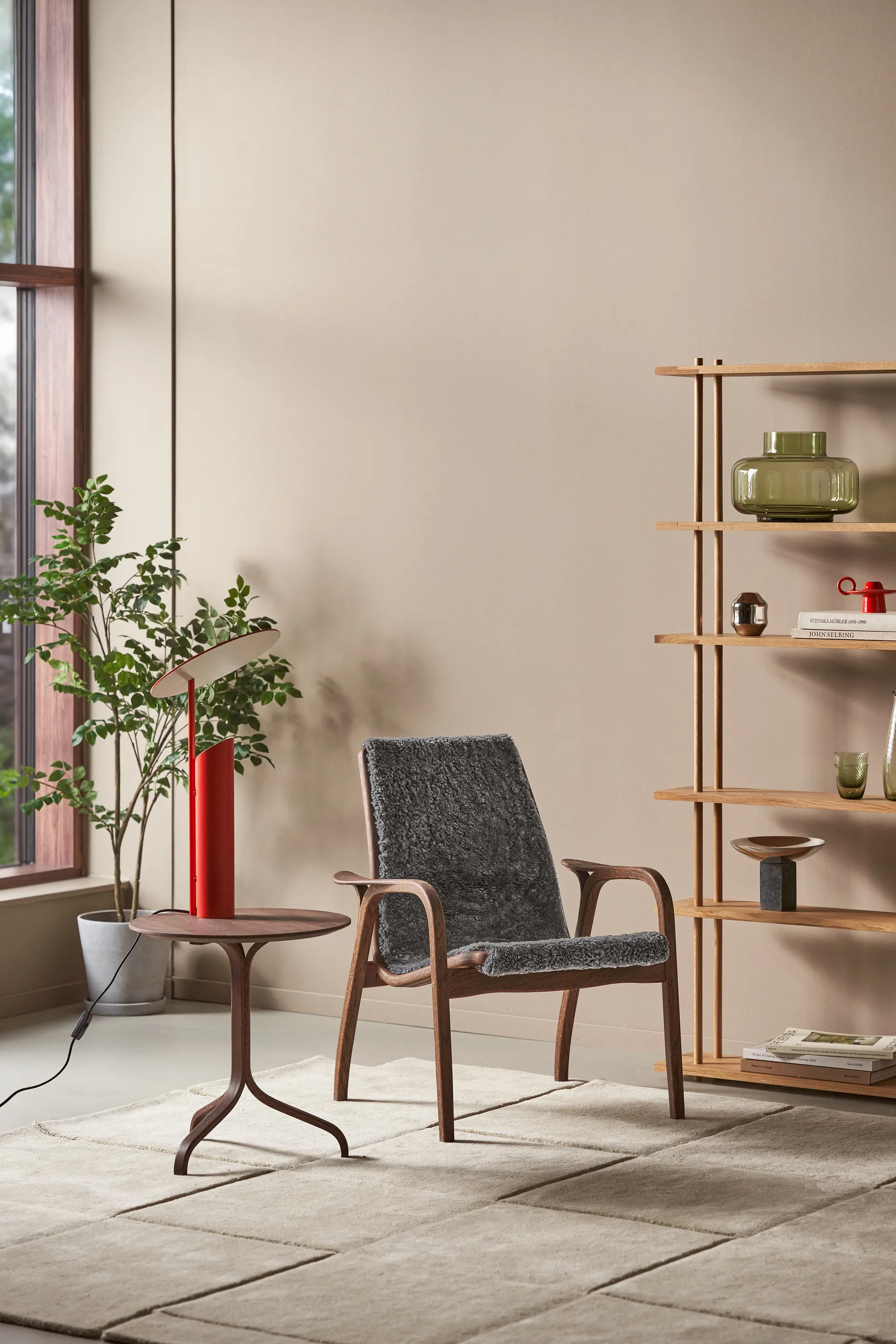 Lamino table 49 cm Special Edition, Oak Rubio Monocoat Chocolate Swedese