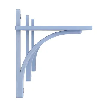 Levi shelf 1 shelf level - ILKE Blue-aluminium, 180 cm - Swedese