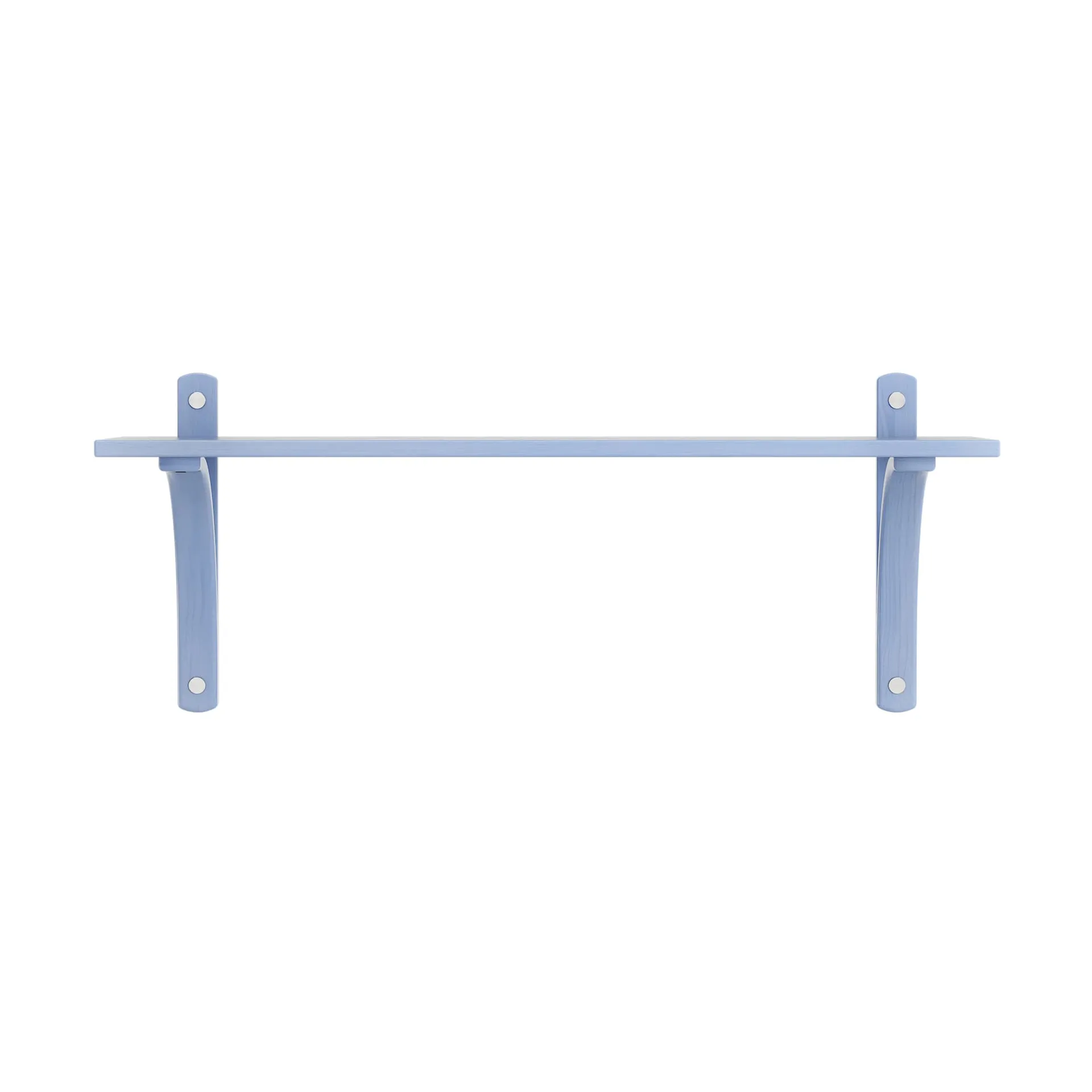 Levi shelf 1 shelf level, ILKE Blue-aluminium, 90 cm Swedese