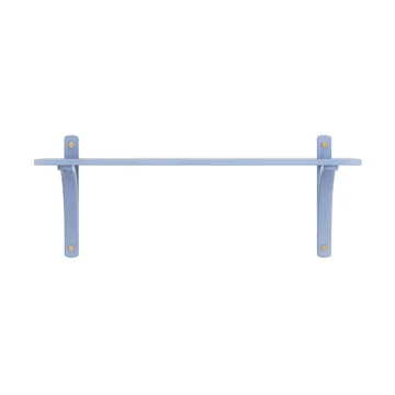 Levi shelf 1 shelf level - ILKE Blue-brass, 90 cm - Swedese
