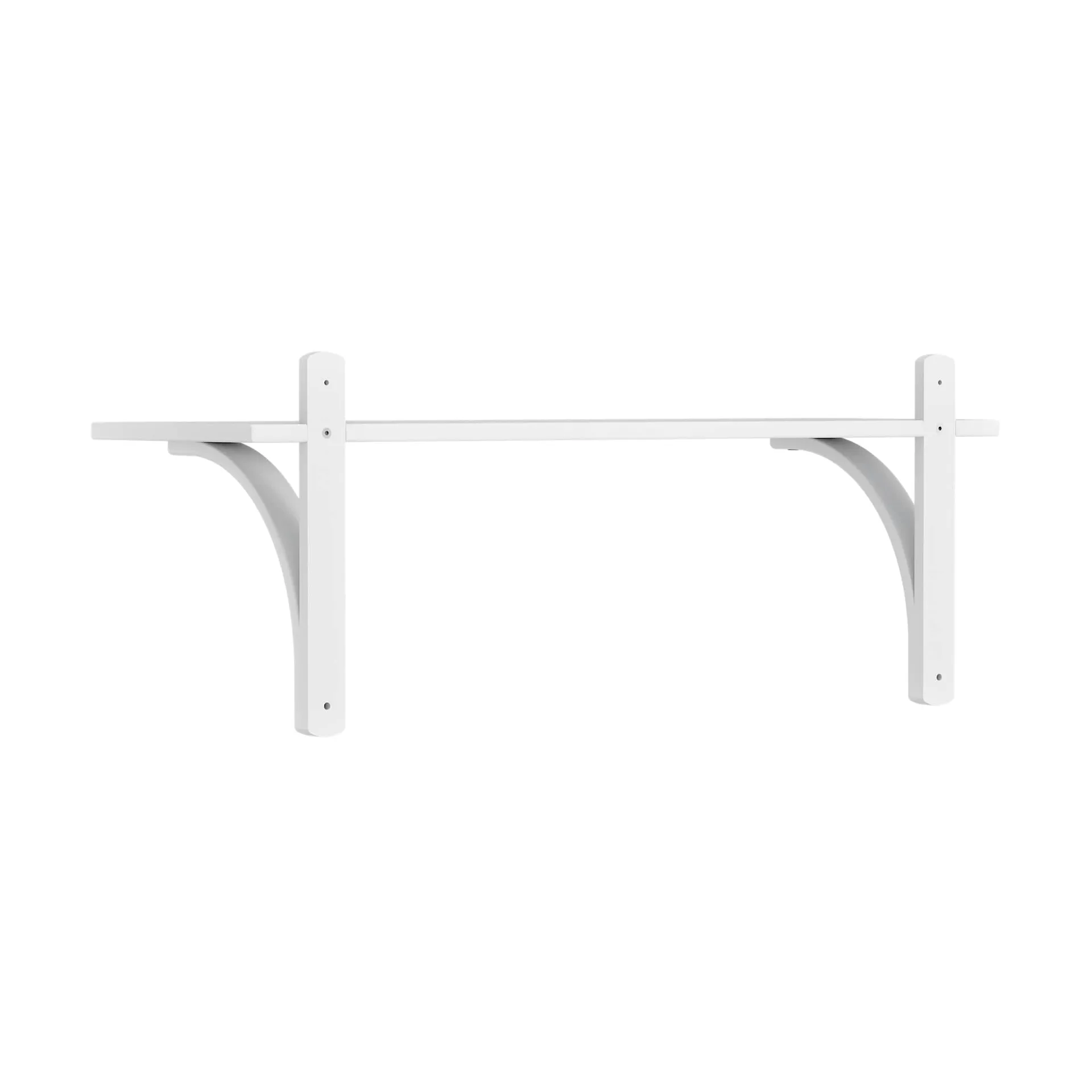 Levi shelf 1 shelf level, White-stained ash-brass, 90 cm Swedese