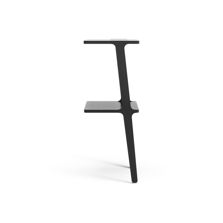 Libri shelf 2 shelf, Ash black glazed Swedese