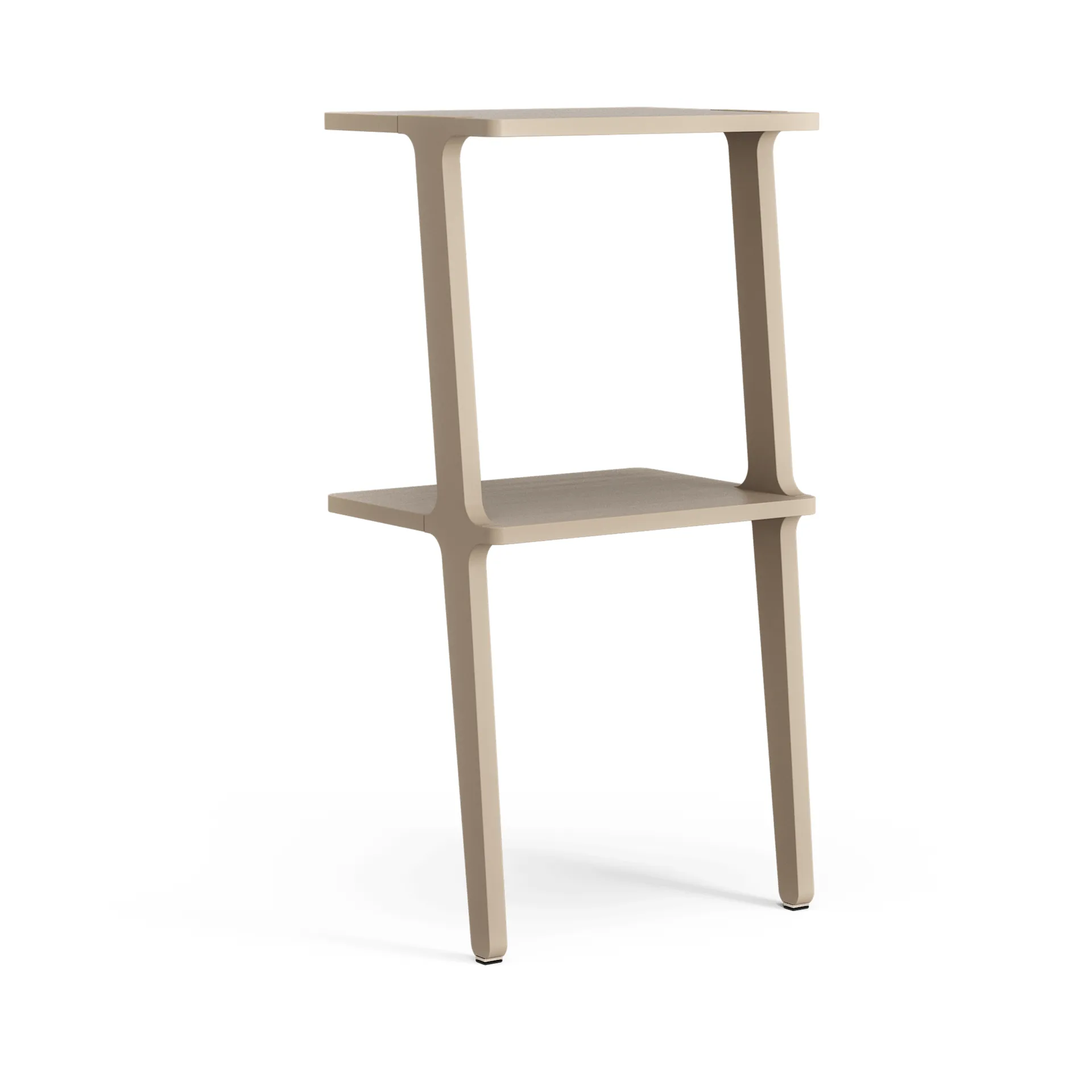 Libri shelf 2 shelf, Ash lacquered nutmeg Swedese