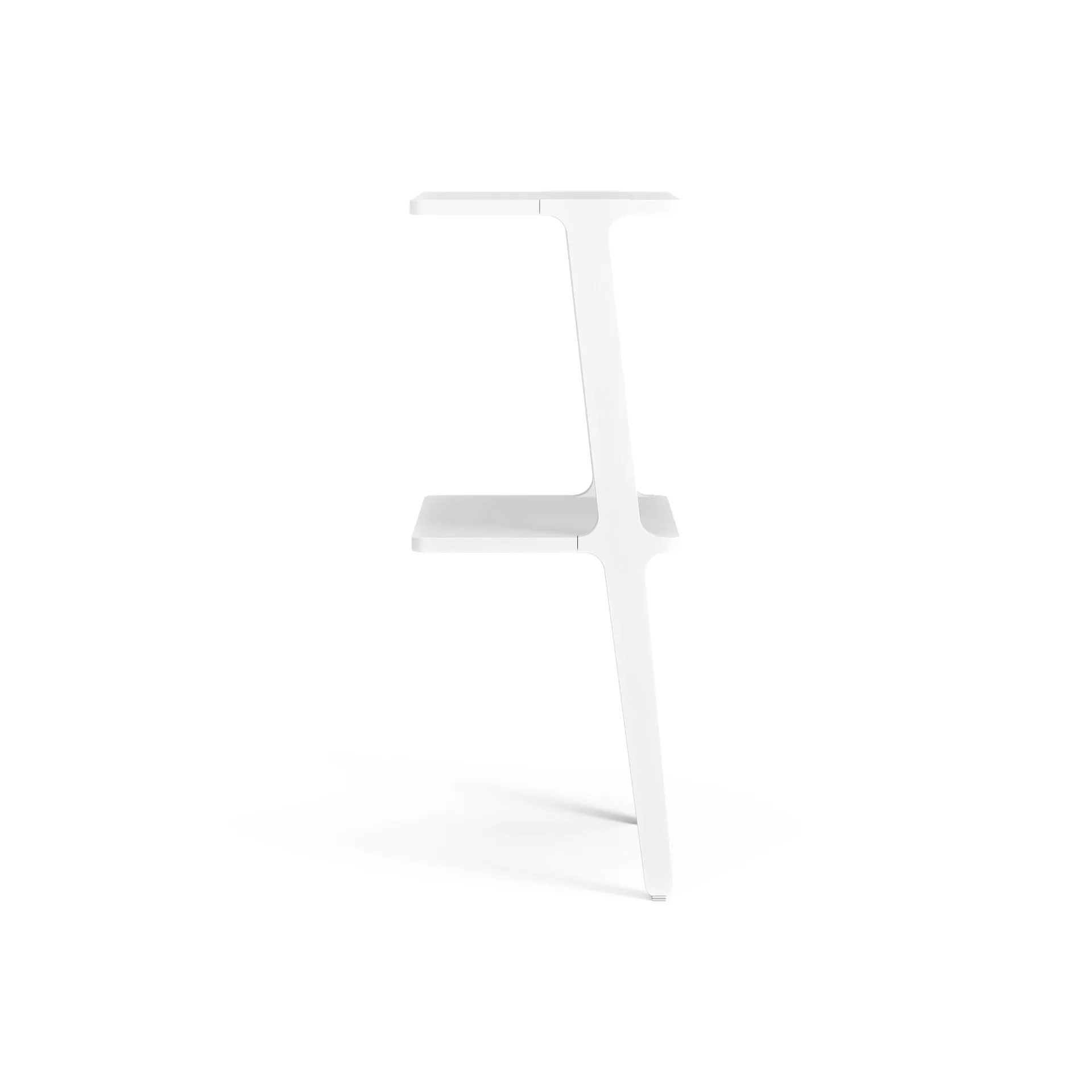 Libri shelf 2 shelf, Ash White glazed Swedese