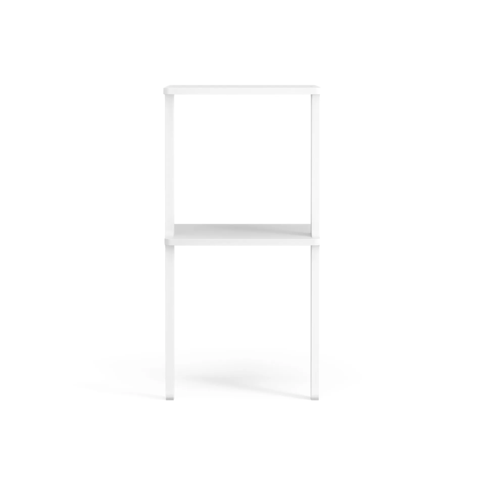 Libri shelf 2 shelf, Ash White glazed Swedese