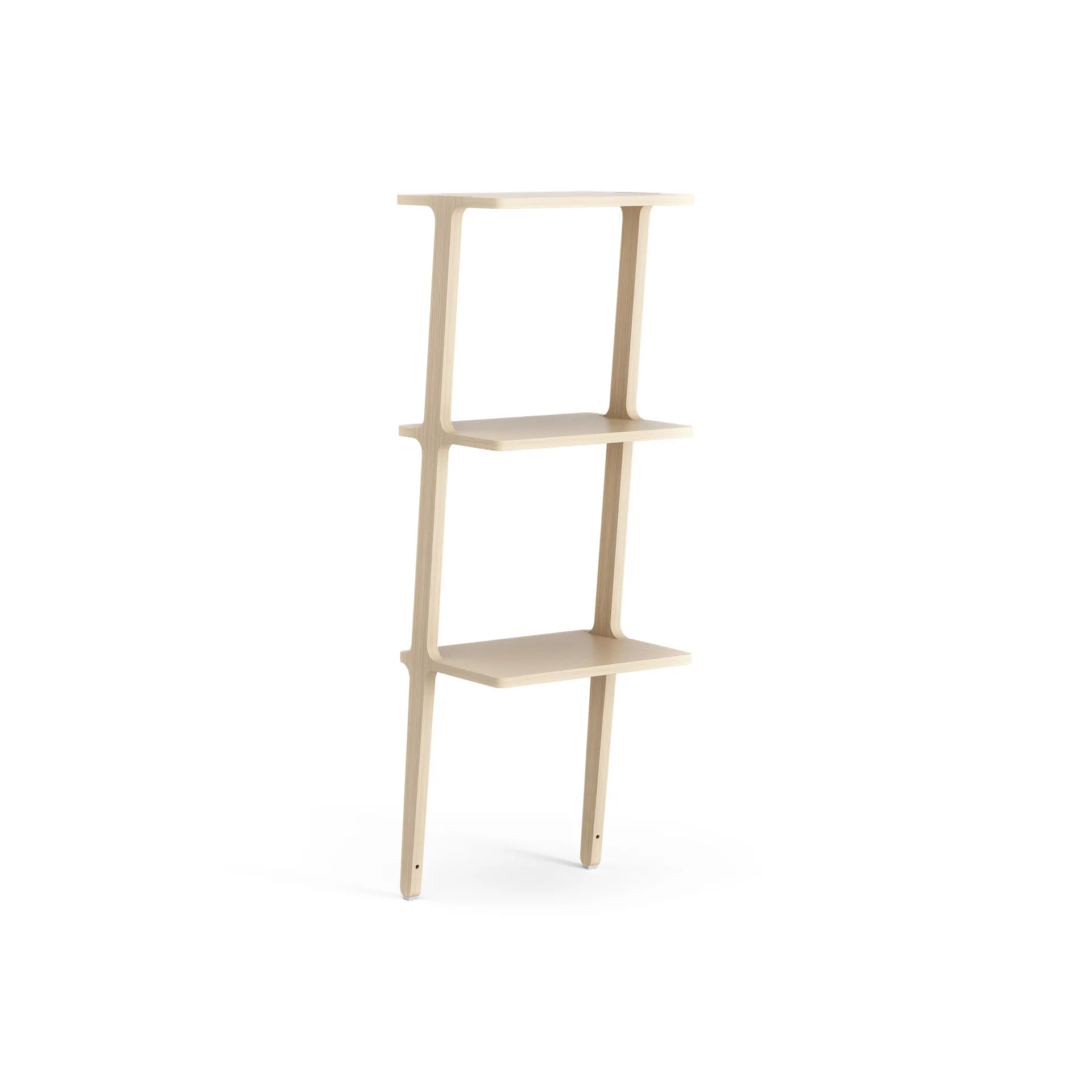 Libri shelf 3 shelf, Ash laquered Swedese