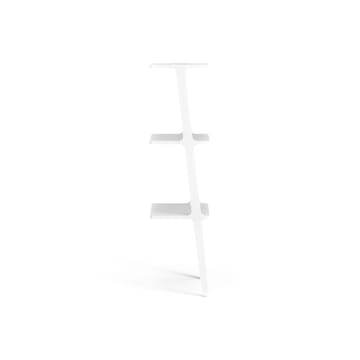 Libri shelf 3 shelf - Ash White glazed - Swedese