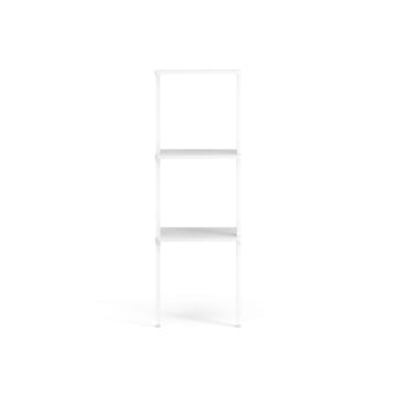 Libri shelf 3 shelf - Ash White glazed - Swedese