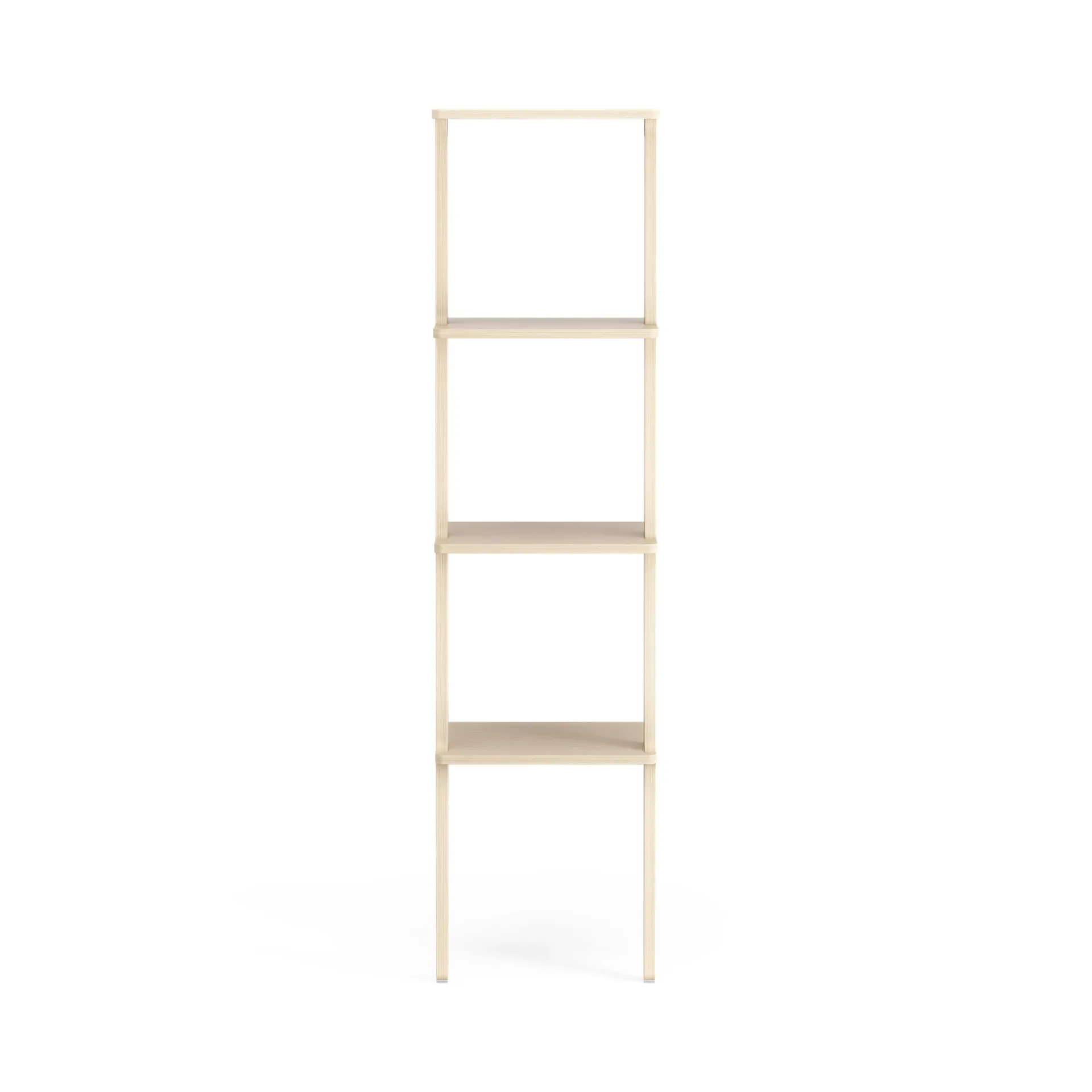 Libri shelf 4 shelf, Ash laquered Swedese
