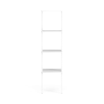 Libri shelf 4 shelf - Ash White glazed - Swedese