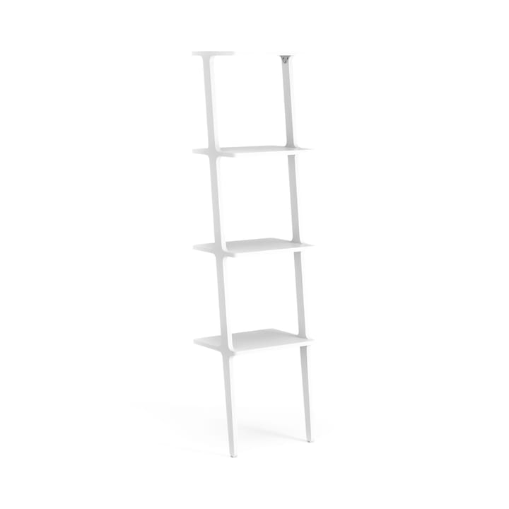 Libri shelf 4 shelf - Ash White glazed - Swedese