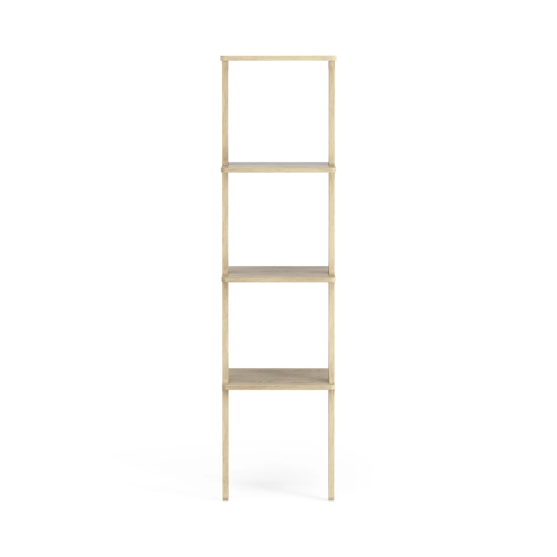 Libri shelf 4 shelf, Oak laquered Swedese