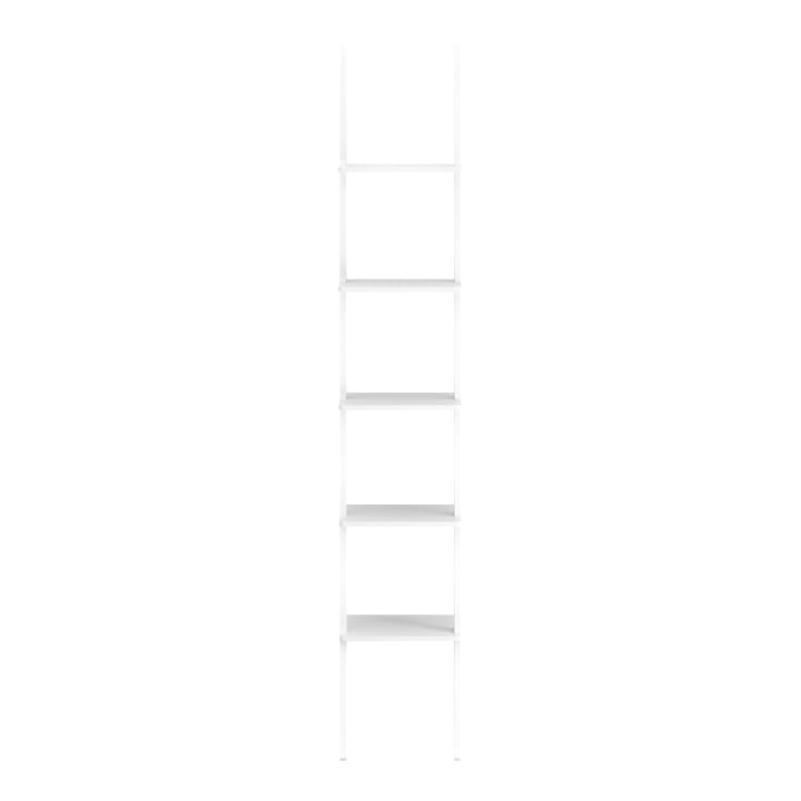 Libri shelf 5 shelf, Ash White glazed Swedese