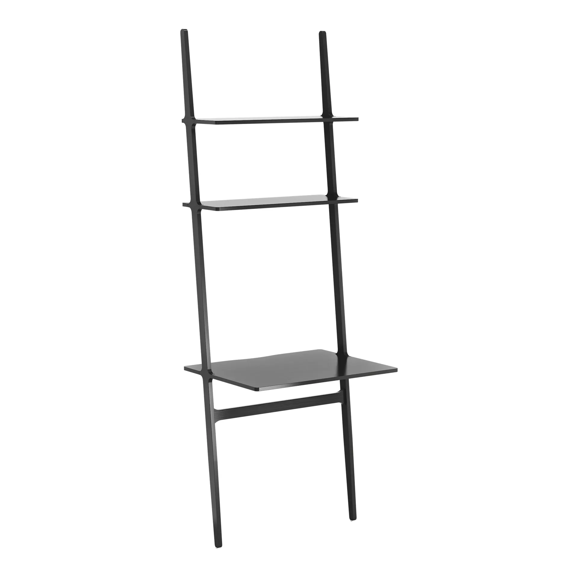 Libri writing table, Ash black glazed Swedese