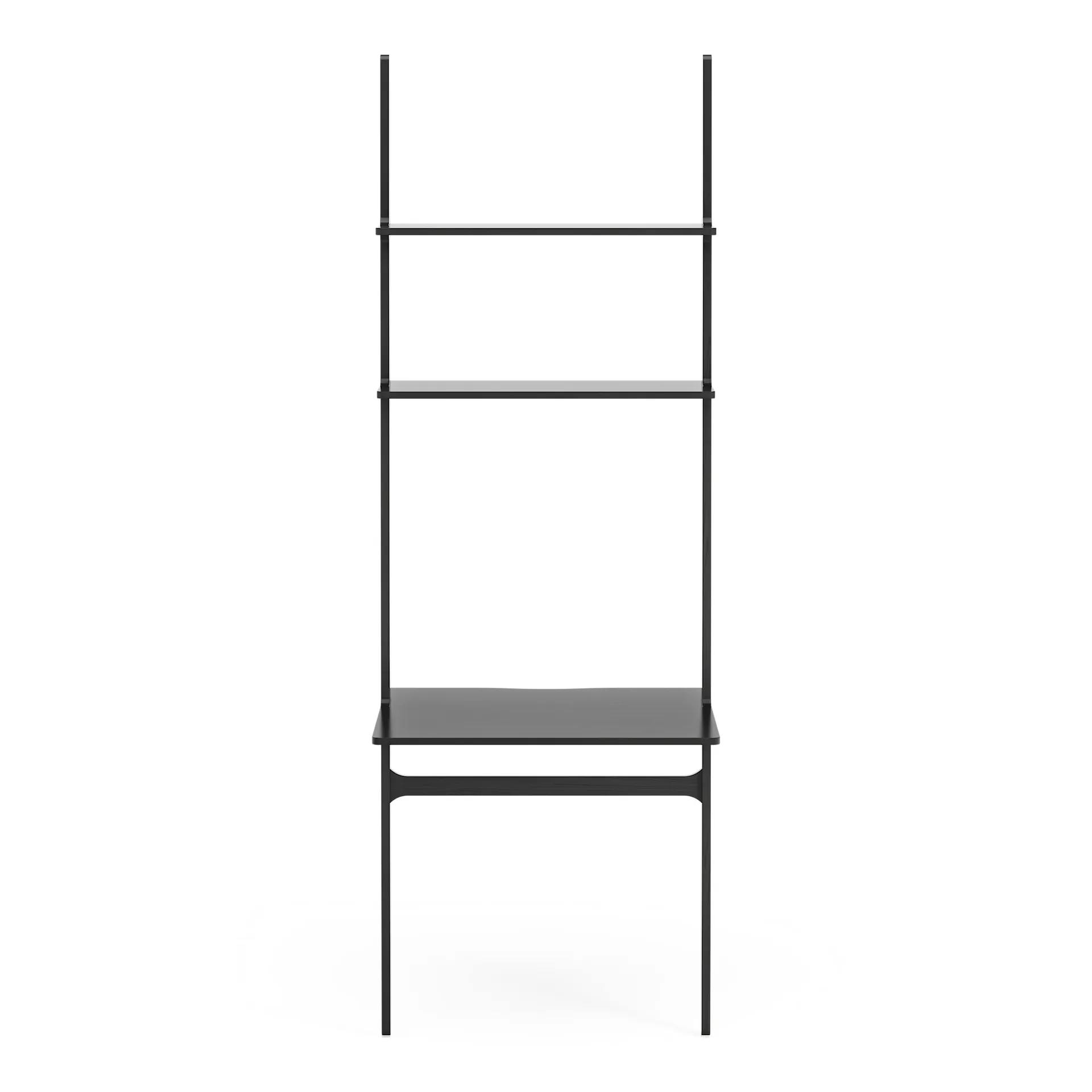 Libri writing table, Ash black glazed Swedese