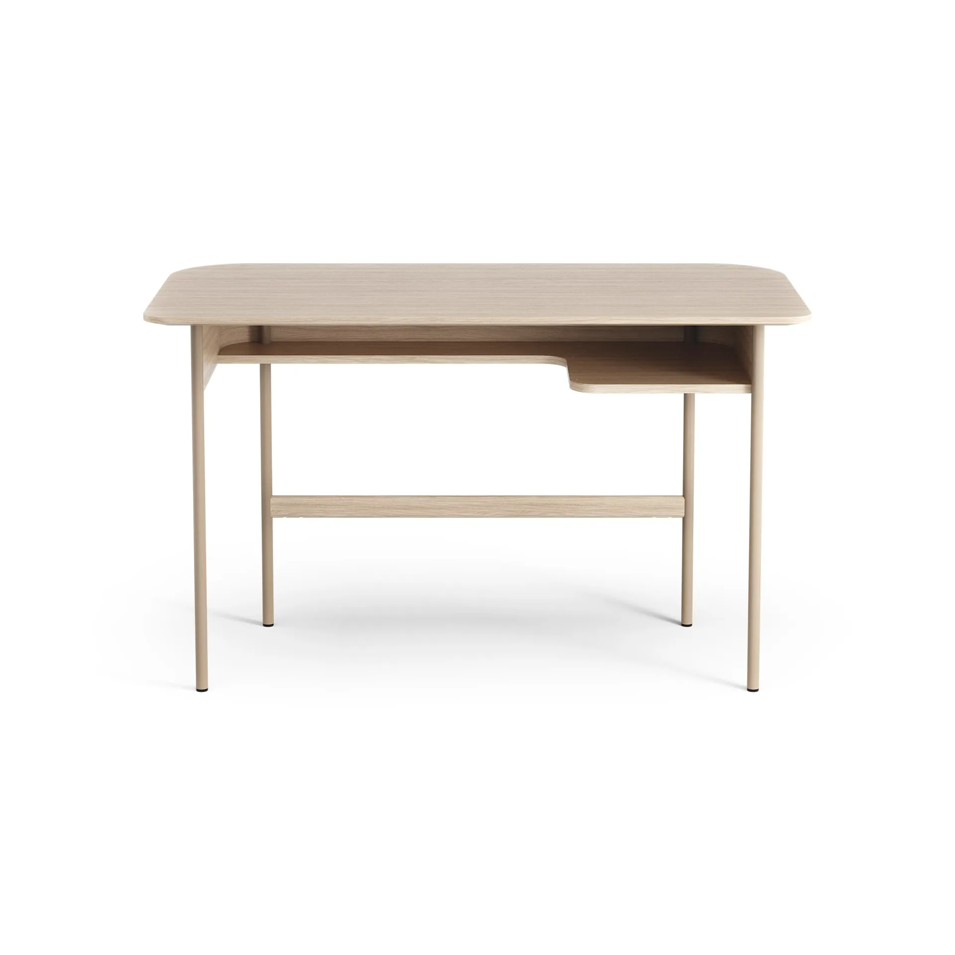 Luna desk, Oak white-pigmented Swedese