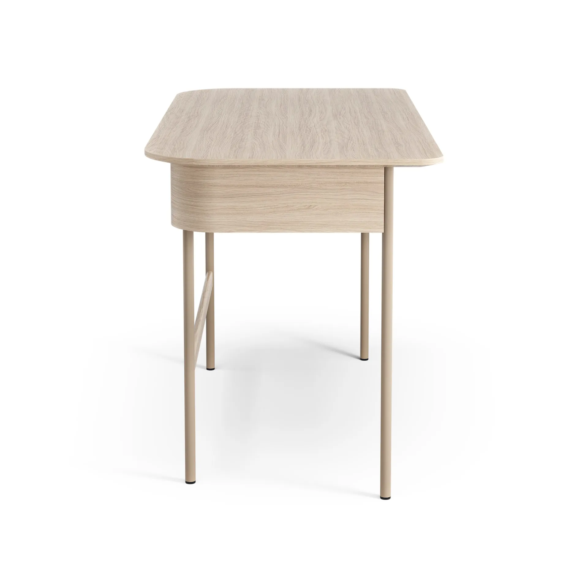 Luna desk, Oak white-pigmented Swedese
