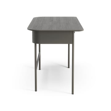 Luna desk with drawer - Oak orkan grey - Swedese