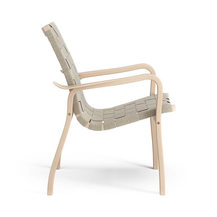 Primo arm chair low laquered beech - Natural - Swedese