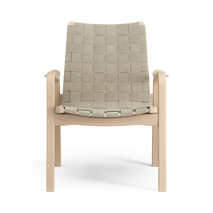 Primo arm chair low laquered beech - Natural - Swedese