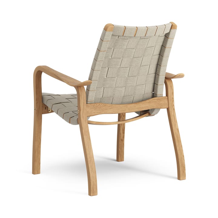 Primo arm chair low oiled oak - Natural - Swedese