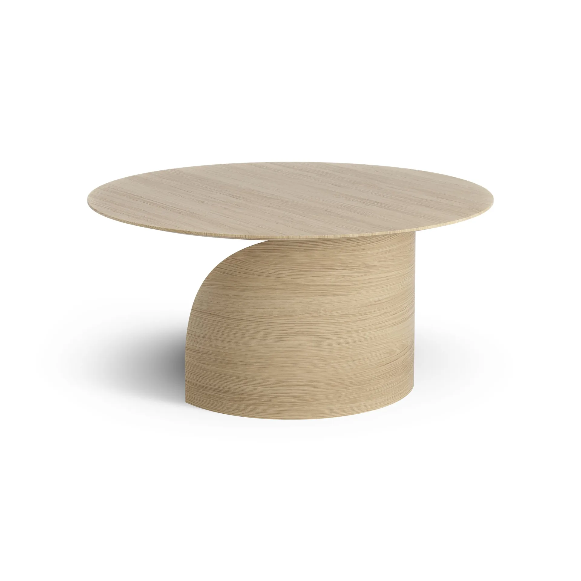 Savoa coffee table H40 cm, Oak laquered Swedese