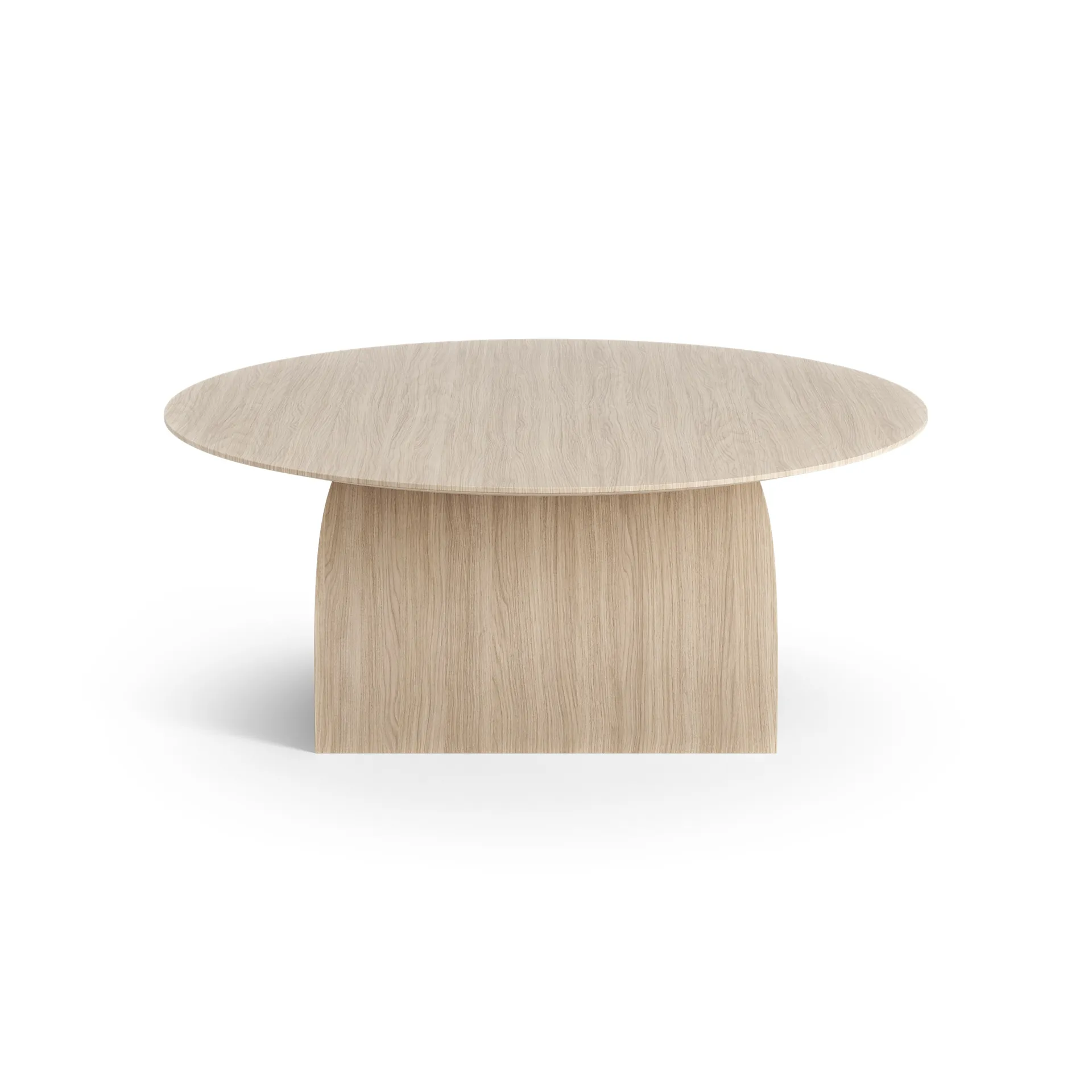 Savoa coffee table H40 cm, Oak white pigmented Swedese