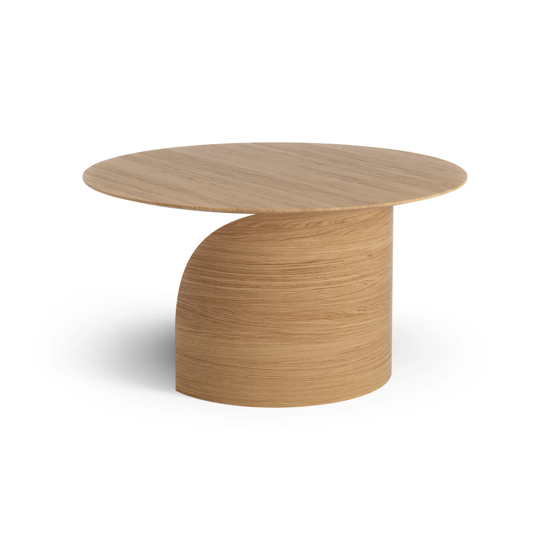 Savoa coffee table H45 cm, Oak oiled Swedese