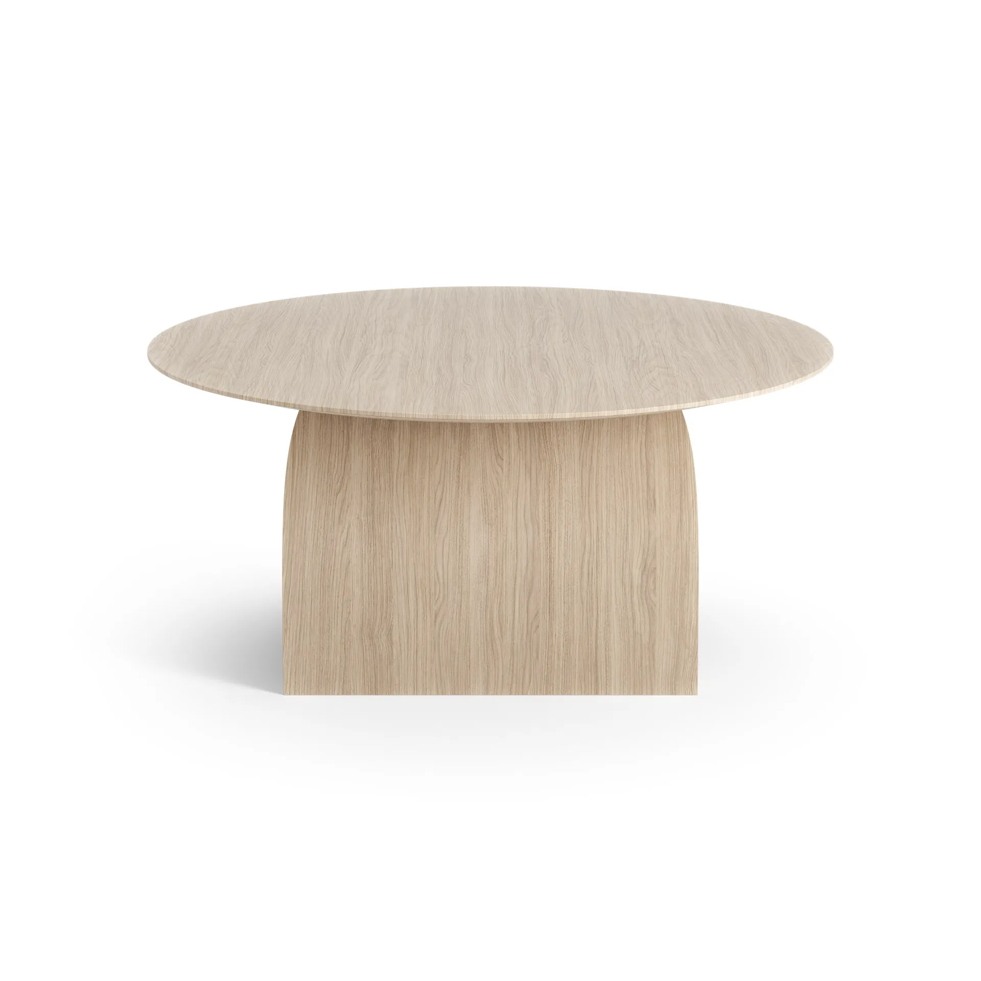 Savoa coffee table H45 cm, Oak white pigmented Swedese