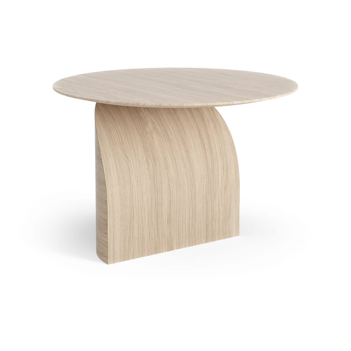 Savoa table H45 cm - Oak white pigmented - Swedese