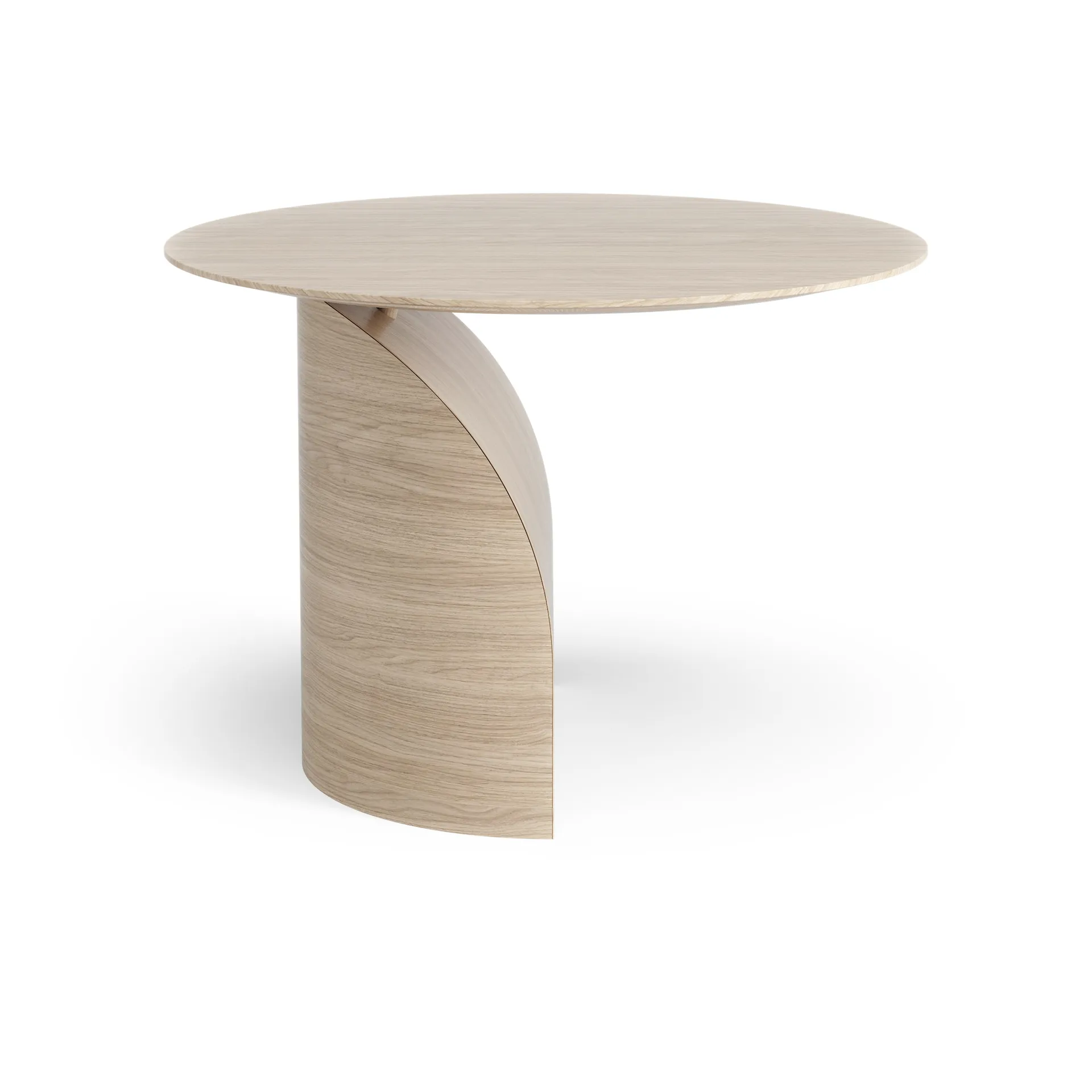 Savoa table H45 cm, Oak white pigmented Swedese