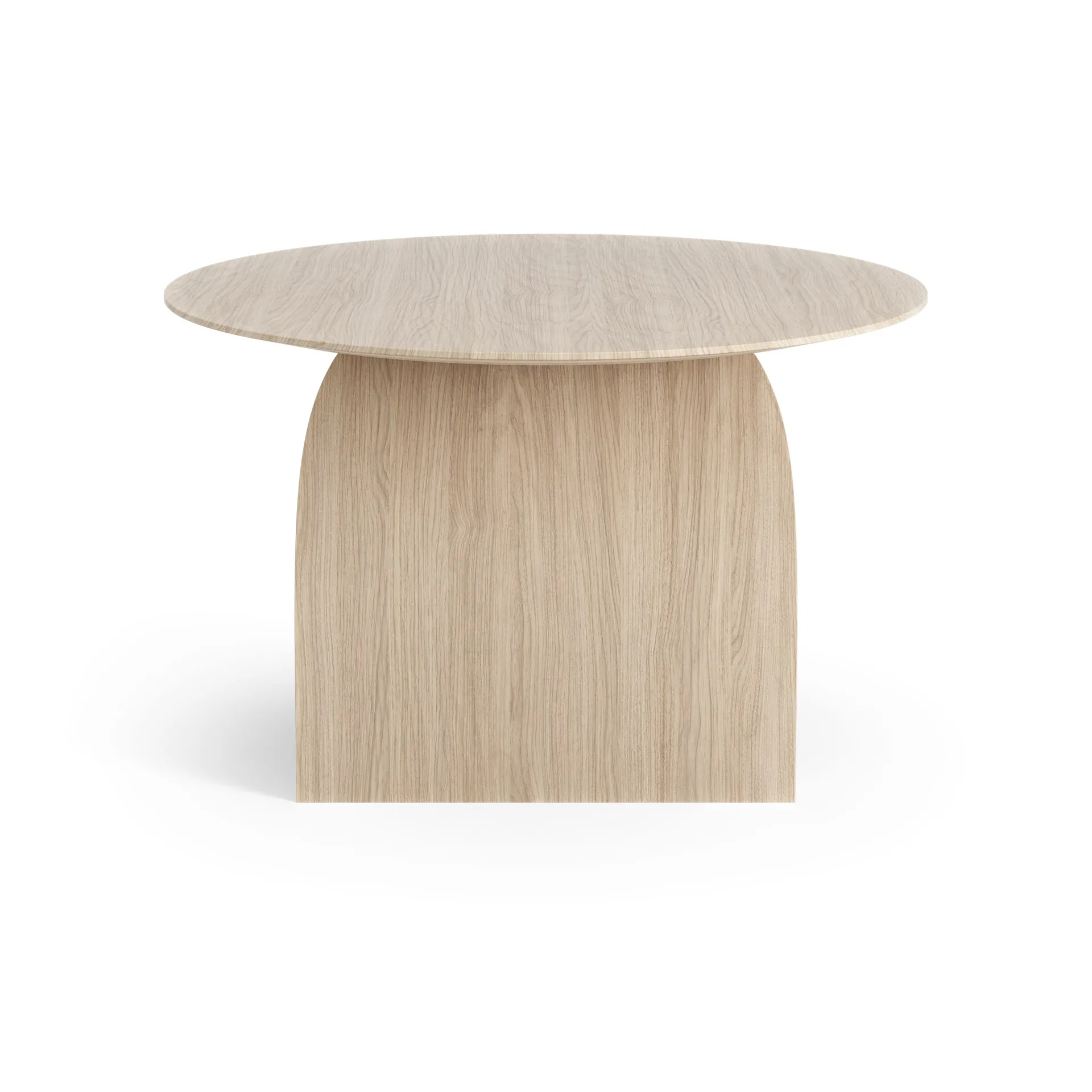 Savoa table H45 cm, Oak white pigmented Swedese