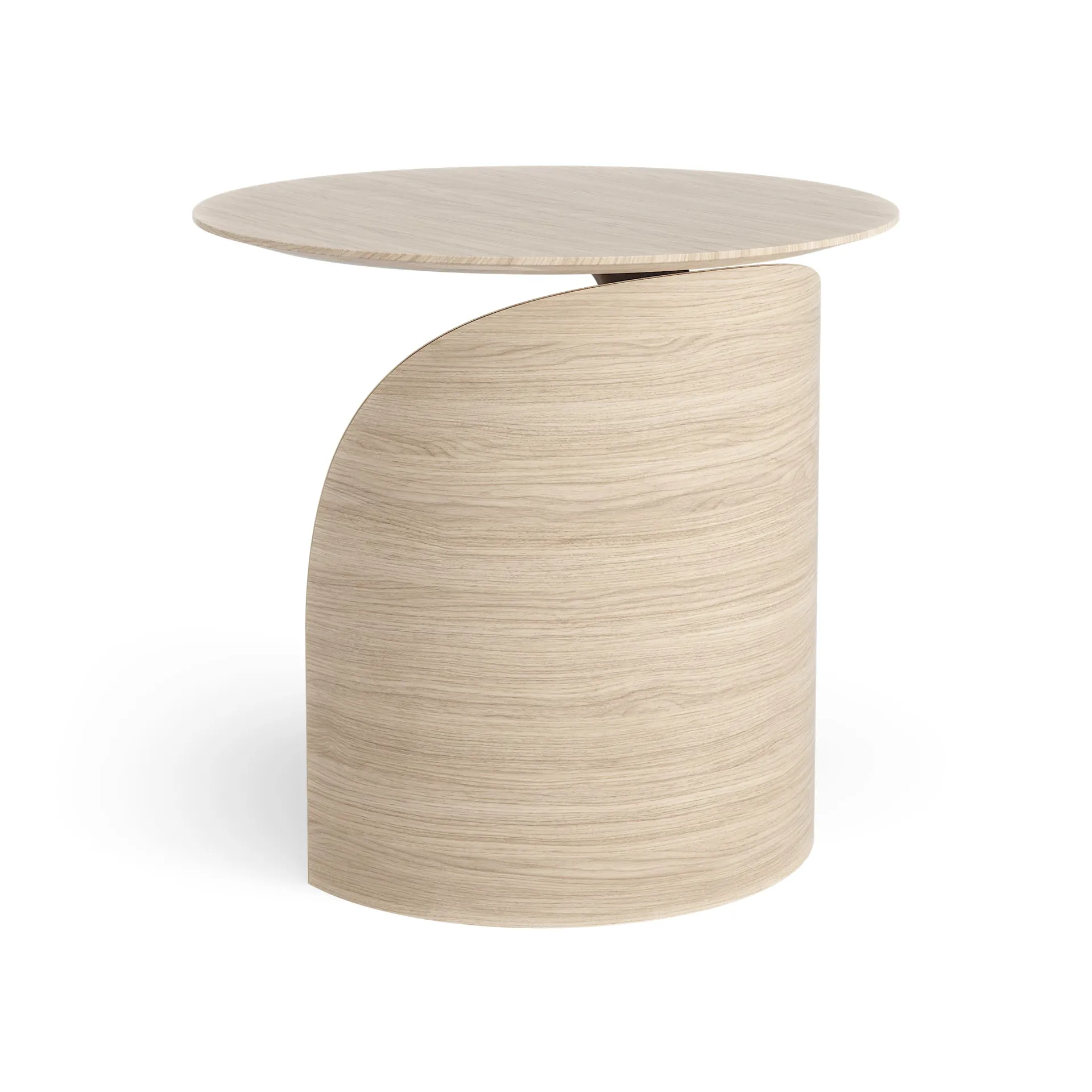 Savoa table H50 cm, Oak white pigmented Swedese