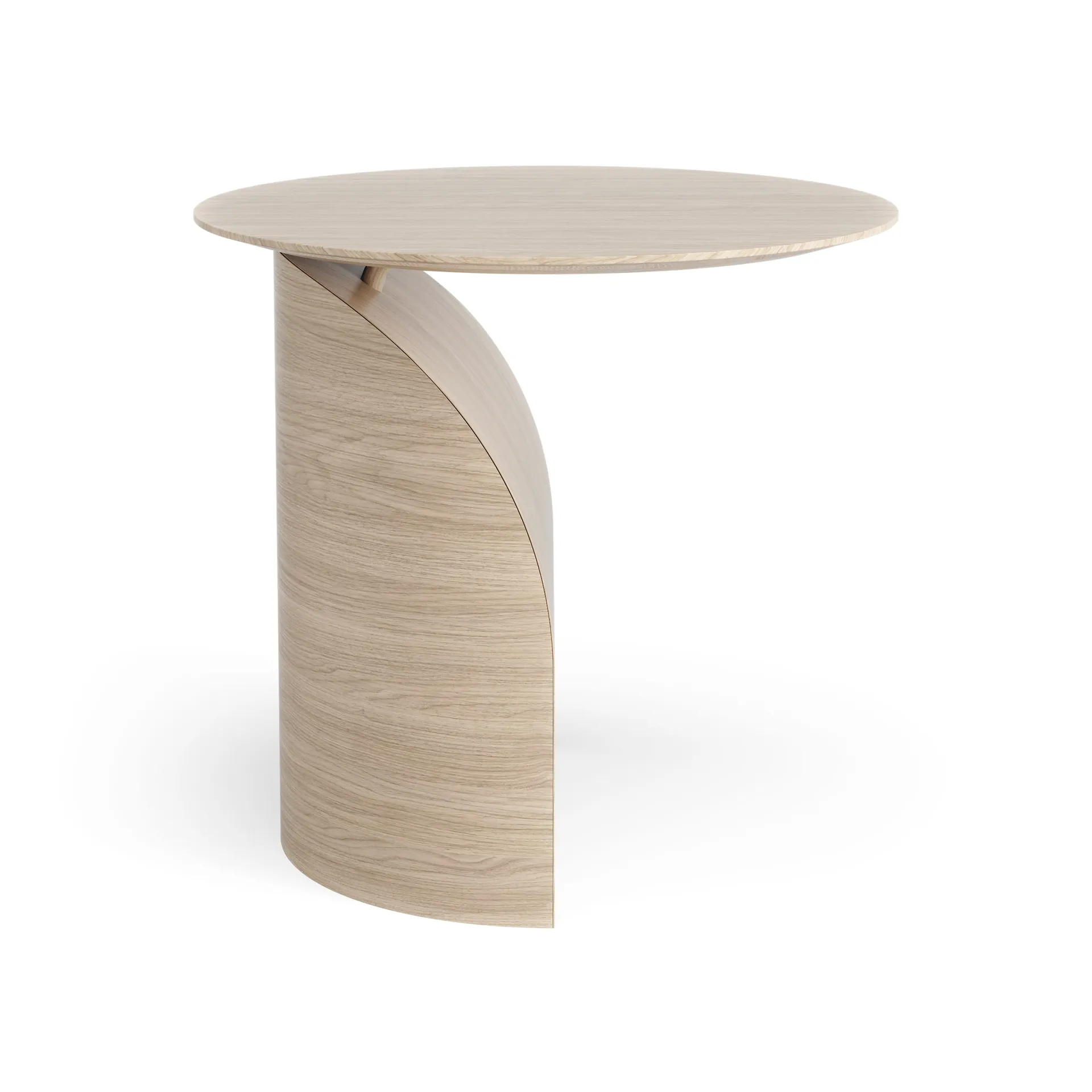 Savoa table H50 cm, Oak white pigmented Swedese