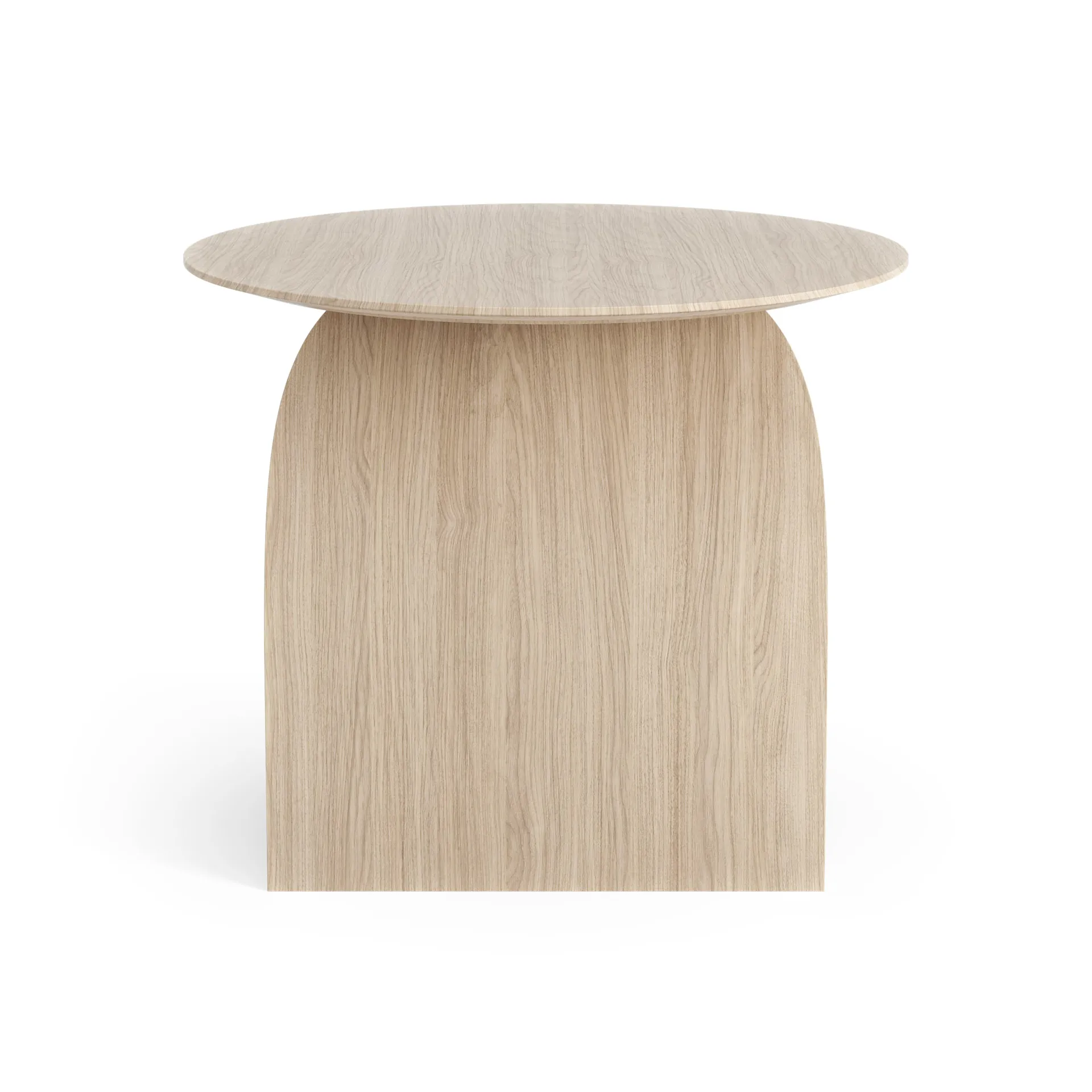 Savoa table H50 cm, Oak white pigmented Swedese