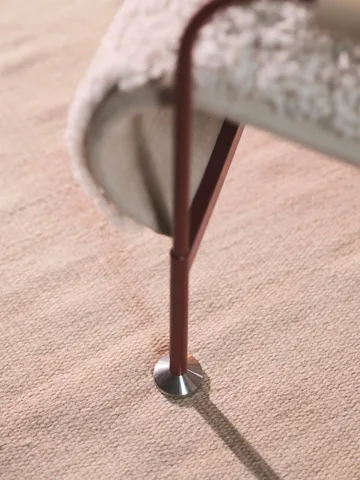 Serpentine armchair - Fabric Romo Linara Rye-chrome - Swedese