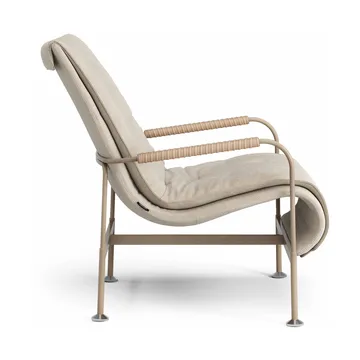 Serpentine armchair - Fabric Romo Linara Rye-nutmeg-Tärnsjö Nature - Swedese