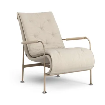 Serpentine armchair - Fabric Romo Linara Rye-nutmeg - Swedese