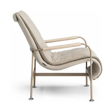 Serpentine armchair - Fabric Romo Linara Rye-nutmeg - Swedese