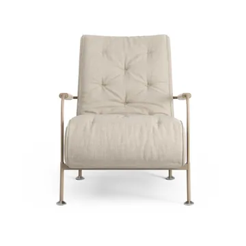 Serpentine armchair - Fabric Romo Linara Rye-nutmeg - Swedese