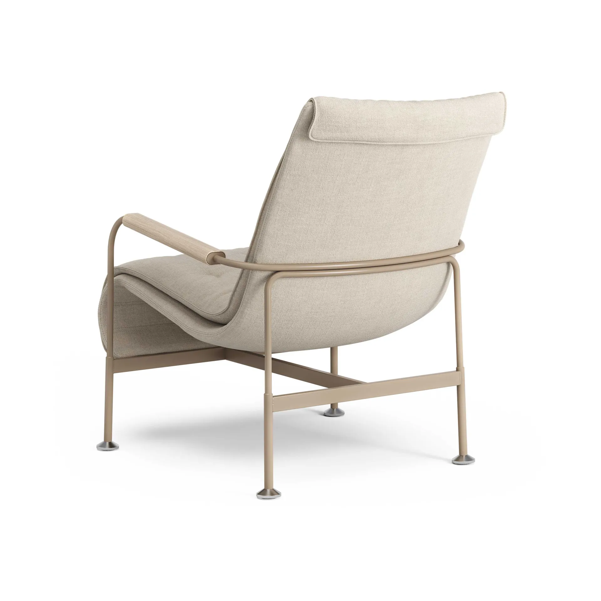 Serpentine armchair, Fabric Romo Linara Rye-nutmeg Swedese