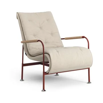 Serpentine armchair - Fabric Romo Linara Rye-red-tärnsjö Nature - Swedese