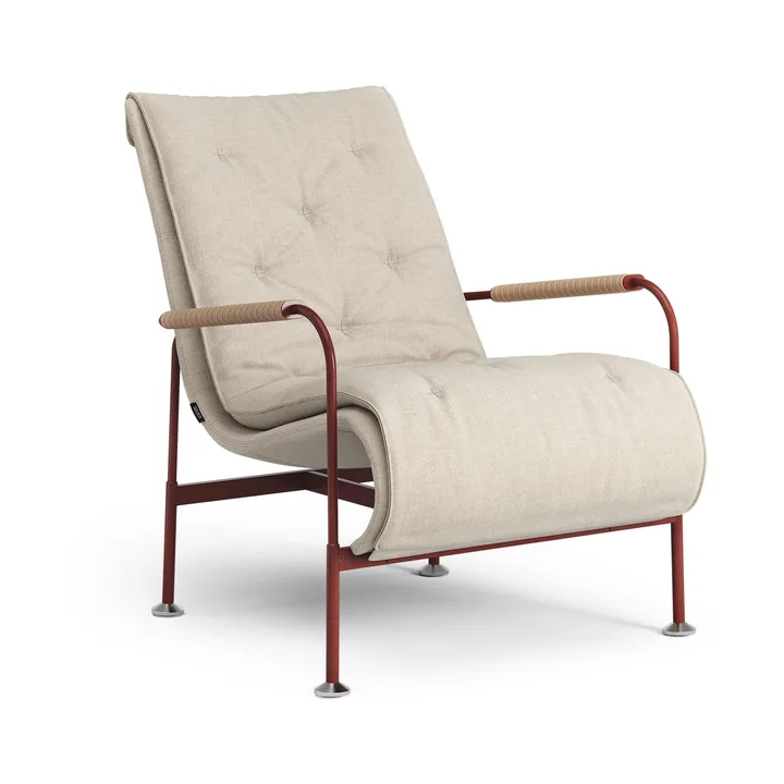 Serpentine armchair - Fabric Romo Linara Rye-red-tärnsjö Nature - Swedese