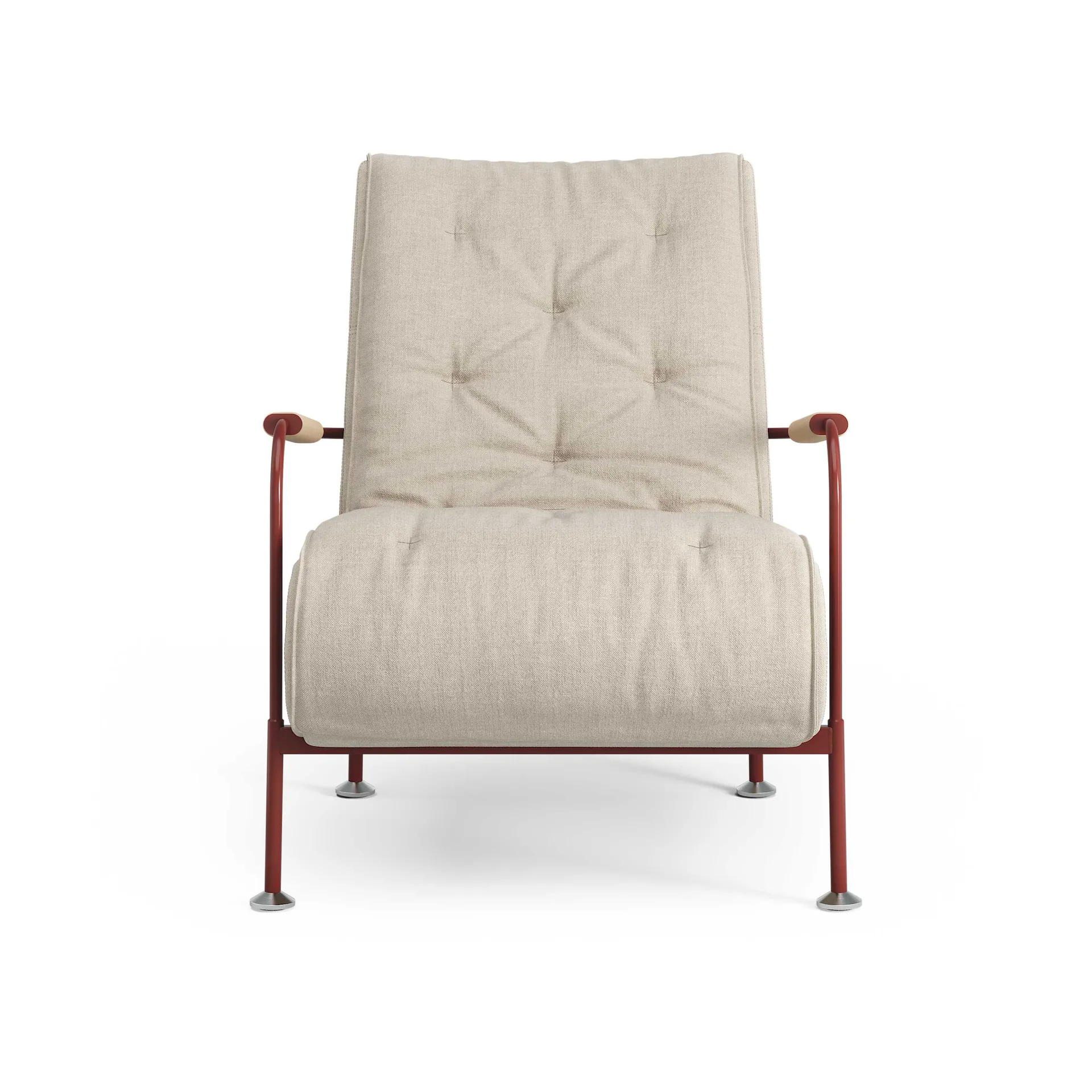 Serpentine armchair, Fabric Romo Linara Rye-red-tärnsjö Nature Swedese