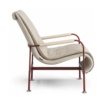 Serpentine armchair - Fabric Romo Linara Rye-red - Swedese