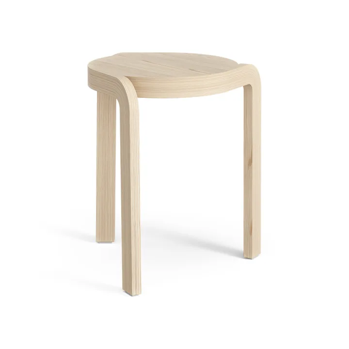 Spin round stool H44 cm - Ash lackered, Ø32x44 cm - Swedese