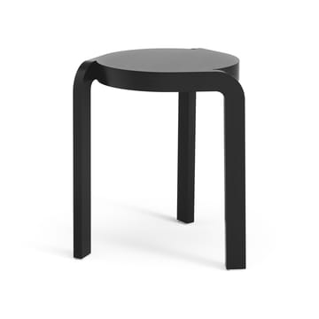 Spin stool H44 cm - Ash black laserad - Swedese