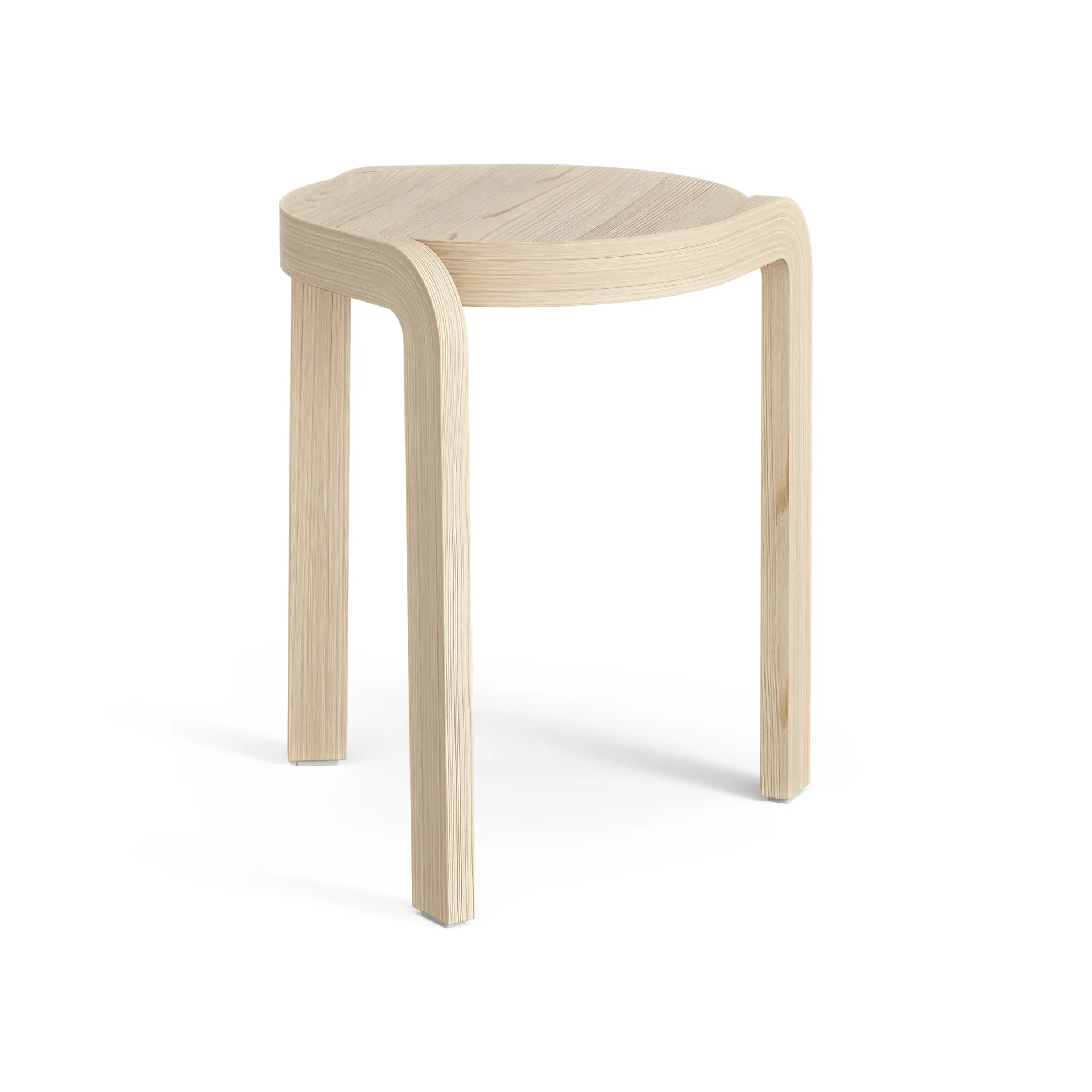 Spin stool H44 cm, Ash lackered Swedese